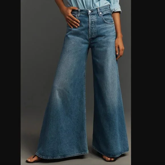 Citizens of Humanity Amari High-Rise Ultra Wide-Leg Jeans - Picture 3 of 5